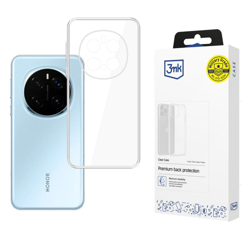 3MK Clear Case dėklas telefonui Honor Magic 7 Pro, skaidrus