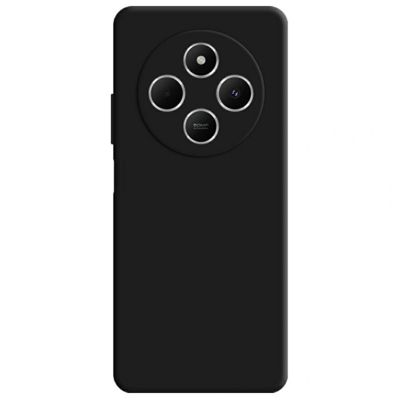 3MK Silicone Case dėklas telefonui Xiaomi Redmi 14C / Redmi A4 5G, juodas