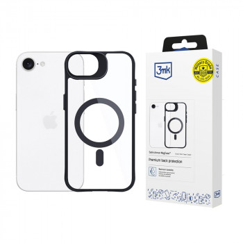3MK Satin Armor MagCase permatomas dėklas Apple iPhone 17e / 16e telefonams