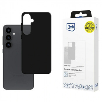 3MK Silicone Case juodas silikoninis dėklas telefonui Samsung Galaxy S25+