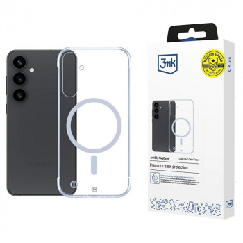 3mk Just20g MagCase apsauginis dėklas Samsung Galaxy S25, skaidrus