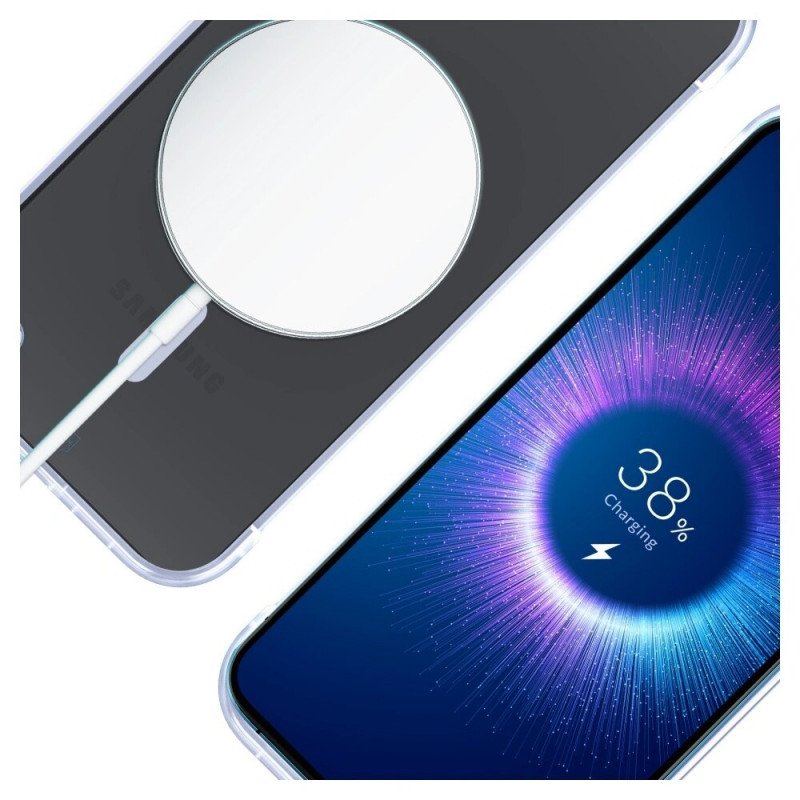 3mk Just20g MagCase apsauginis dėklas Samsung Galaxy S25, skaidrus