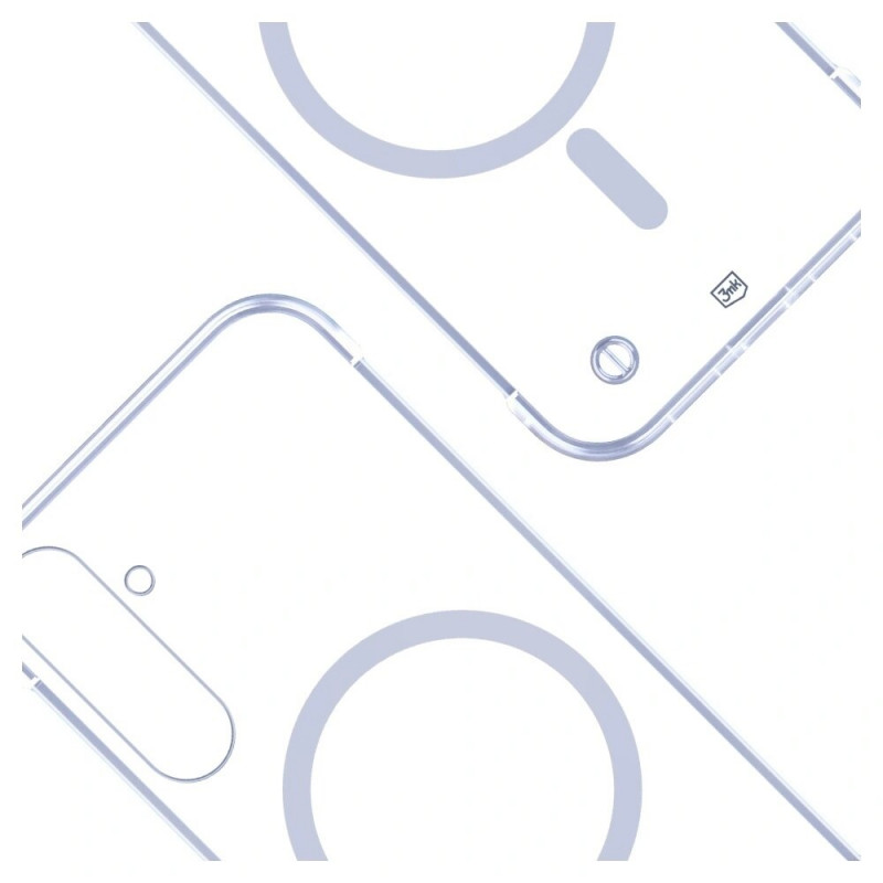 3mk Just20g MagCase apsauginis dėklas Samsung Galaxy S25, skaidrus