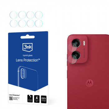 3MK Lens Protection kameros objektyvo apsauginis hibridinis stiklas telefonui Motorola Moto G05 (4 vnt.)
