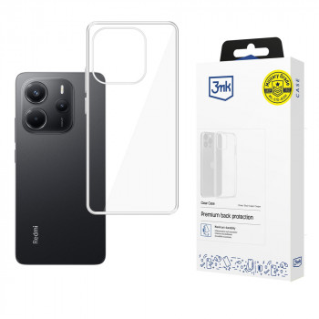 3MK Clear Case telefono dėklas Xiaomi Redmi Note 14 4G, skaidrus