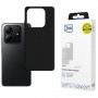 3MK Matt Case telefono dėklas Xiaomi Redmi Note 14 4G, matinis juodas