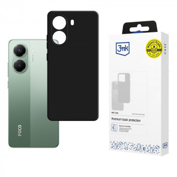 3MK Matt Case dėklas telefonui POCO X7 Pro, juodas
