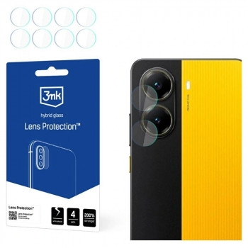 3MK Lens Protection hibridinis stiklas telefono kamerai POCO X7 Pro (4 vnt.)