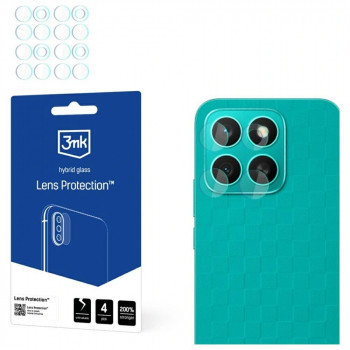 3MK Lens Protection hibridinis fotoaparato objektyvo stiklas, skirtas Honor X8c (4 vnt.)