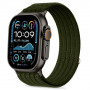 Tech-Protect Nylon Sport laikrodžio dirželis Apple Watch 44/45/46/49 mm, tamsiai žalias