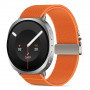 Tech-Protect Nylon Clasp dirželis laikrodžiui Samsung Galaxy Watch 8 / 9 / Classic 40 / 44 / 46 mm, oranžinis