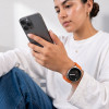 Tech-Protect Nylon Clasp dirželis laikrodžiui Samsung Galaxy Watch 8 / 9 / Classic 40 / 44 / 46 mm, oranžinis