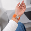 Tech-Protect Nylon Clasp dirželis laikrodžiui Samsung Galaxy Watch 8 / 9 / Classic 40 / 44 / 46 mm, oranžinis
