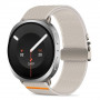 Tech-Protect Nylon Clasp dirželis laikrodžiui Samsung Galaxy Watch 8 / 9 / Classic 40 / 44 / 46 mm, Starlight