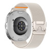 Tech-Protect Nylon Clasp dirželis laikrodžiui Samsung Galaxy Watch 8 / 9 / Classic 40 / 44 / 46 mm, Starlight
