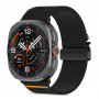 Tech-Protect Nylon Clasp dirželis laikrodžiui Samsung Galaxy Watch Ultra 1 / 2 2024-2026 47 mm, juodas