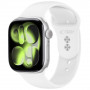 Tech-Protect Silicone laikrodžio dirželis Apple Watch 8/9/10/11/12/SE 40/41/42 mm, baltas