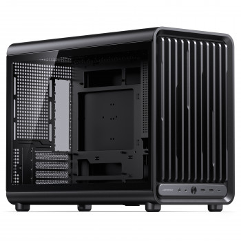 Jonsbo D33 STD kompiuterio dėžė, nedidelė, mATX, grūdintas stiklas, juoda (D33 STD BLACK)