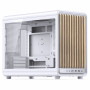 Jonsbo D33 Wood kompiuterio dėžė, nedidelė, mATX, grūdintas stiklas, balta, medis (D33 WD/WHITE)