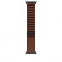 Apple Alpine Loop dirželis išmaniesiems laikrodžiams 49 mm, bordo spalvos, vidutinis dydis, juodo titano apdaila, MKF14ZM/A