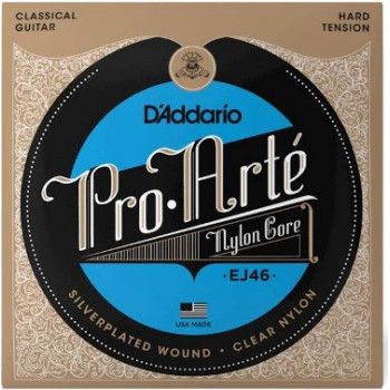 Daddario D'Addario EJ46 Pro-Arté klasikinės gitaros stygos, didelis įtempimas, 28-44