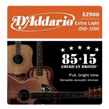 Daddario D'Addario EZ900 stygos akustinėms gitaroms, 10-50