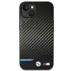BMW BMHCP14M22NBCK telefono dėklas, skirtas iPhone 14 Plus, juodas, Leather Carbon