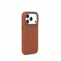 Mujjo Troubadour odinis dėklas, skirtas Apple iPhone 18 Pro / 17 Pro, MagSafe, šviesiai rudas