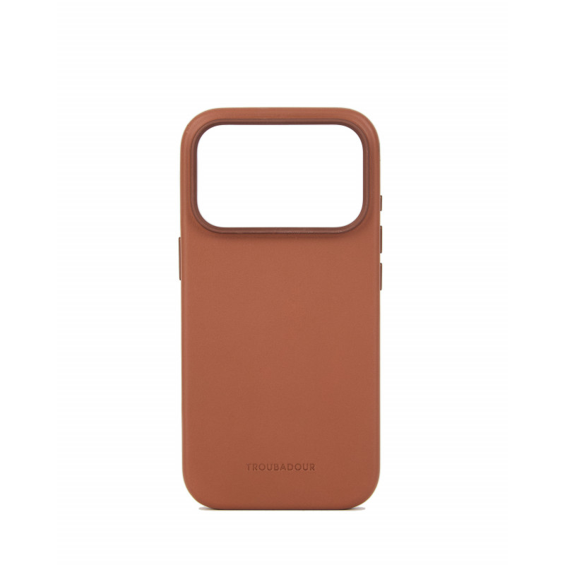 Mujjo Troubadour odinis dėklas, skirtas Apple iPhone 18 Pro / 17 Pro, MagSafe, šviesiai rudas