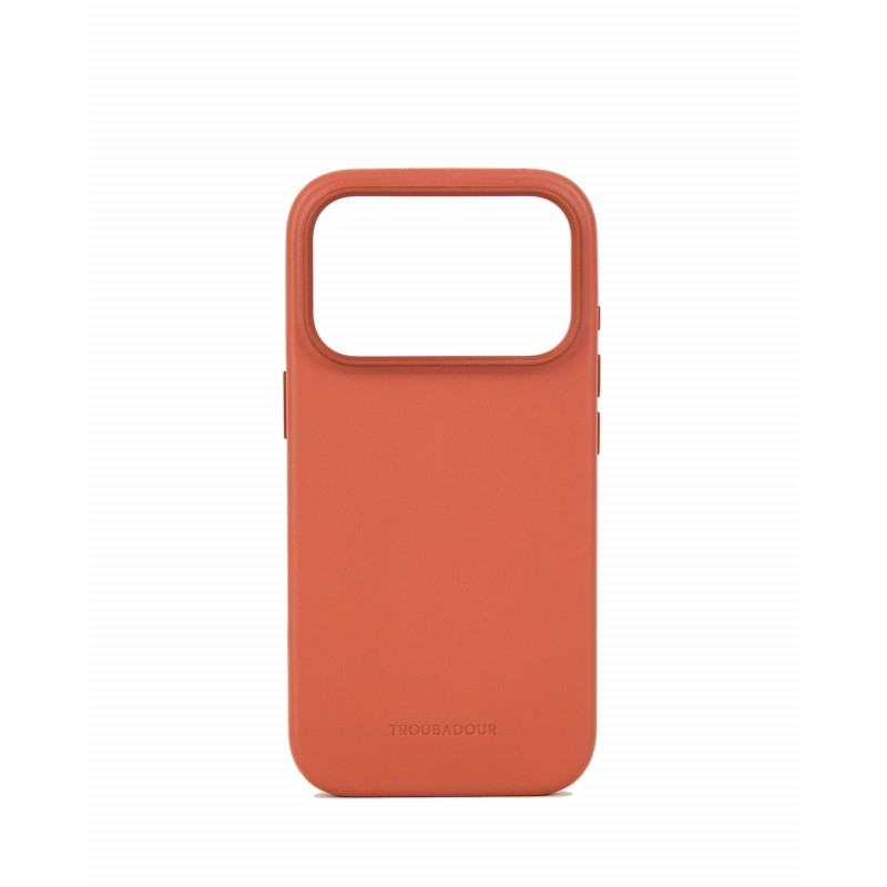 Mujjo Troubadour odinis dėklas, skirtas Apple iPhone 18 Pro / 17 Pro, MagSafe, terakotos spalvos