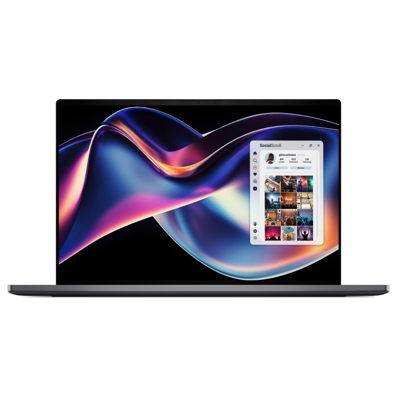 Dell XPS 16 DA16260-945YK 16 colių nešiojamas kompiuteris su jutikliniu ekranu, Intel Core Ultra X9 388H, 32 GB RAM, 1 TB SSD, Windows 11 Home, grafito