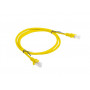 Lanberg PCU6-10CC-0100-Y Cat6 U/UTP tinklo jungtis (komutacinis kabelis), 1 m, geltonos spalvos