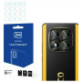 3MK Lens Protection Xiaomi POCO X7 hibridinis stiklelis fotoaparato objektyvui (4 vnt.)