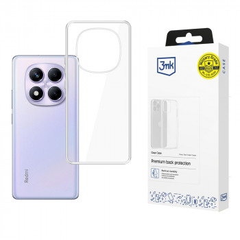 3MK Clear Case dėklas telefonui Xiaomi Redmi Note 14 Pro 4G, skaidrus
