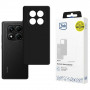 3MK Matt Case dėklas telefonui Xiaomi Redmi Note 14 Pro 4G, juodas