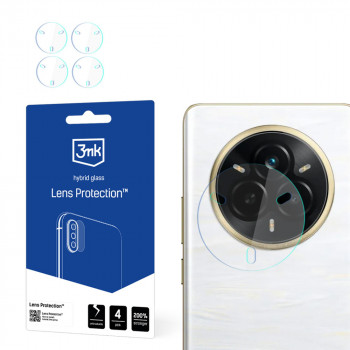 3MK Lens Protection Realme 14 Pro hibridinis stiklelis fotoaparato objektyvui (4 vnt.)