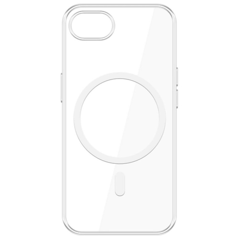 3MK Clear MagCase dėklas telefonams Apple iPhone 17e / 16e, skaidrus, su MagSafe