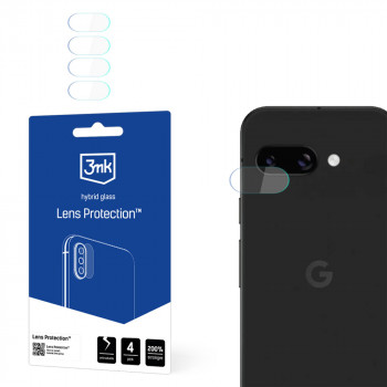 3MK Lens Protection Google Pixel 9A hibridinis stiklelis fotoaparato objektyvui (4 vnt.)