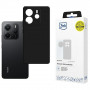 3MK Matt Case Pro juodas dėklas Xiaomi Redmi Note 14 4G