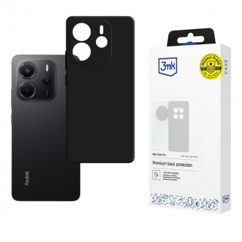 3MK Matt Case Pro juodas dėklas Xiaomi Redmi Note 14 4G