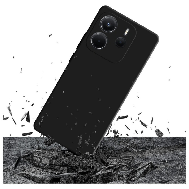 3MK Matt Case Pro juodas dėklas Xiaomi Redmi Note 14 4G