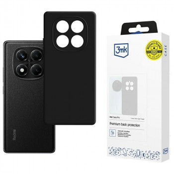 3MK Matt Case Pro juodas dėklas Xiaomi Redmi Note 14 Pro 4G