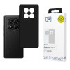3MK Matt Case Pro juodas dėklas Xiaomi Redmi Note 14 Pro 4G