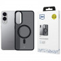 3MK Smoke MagCase dėklas telefonui Samsung Galaxy S25 Edge, juodas