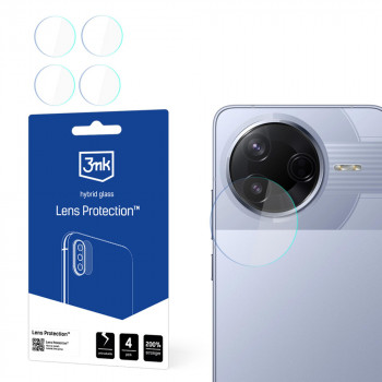 3MK Lens Protection hibridinis stiklas fotoaparato objektyvui, skirtas Xiaomi POCO F7 Pro (4 vnt.)