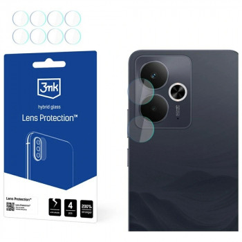 3MK Lens Protection hibridinis kameros objektyvo stiklas, skirtas Realme 14 5G / 14T 5G (4 vnt.)