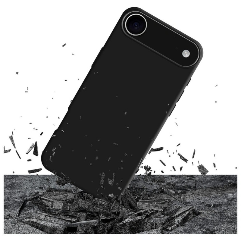 3mk Matt Case Pro dėklas, skirtas Apple iPhone Air, matinis juodas