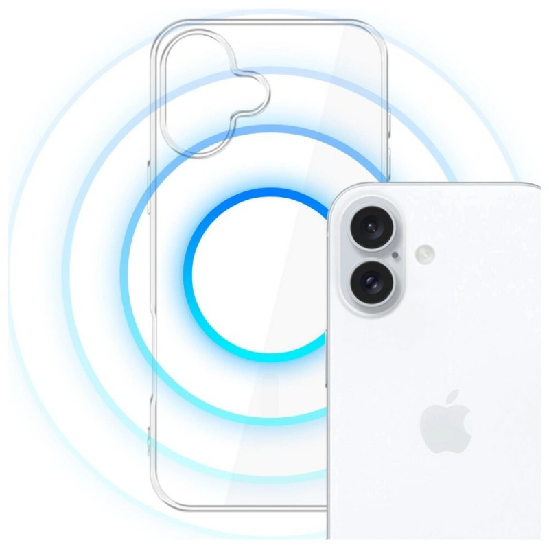 3MK Clear MagCase dėklas, skirtas Apple iPhone 17, permatomas