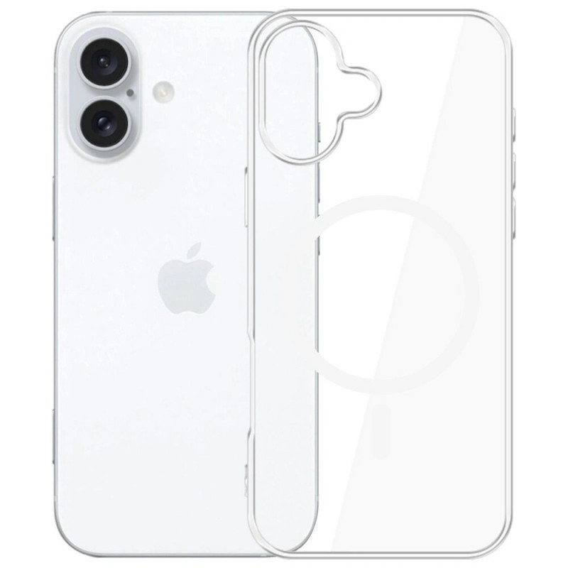 3MK Clear MagCase dėklas, skirtas Apple iPhone 17, permatomas