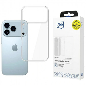 3mk Clear Case apsauginis dėklas, skirtas Apple iPhone 17 Pro / 18 Pro, permatomas